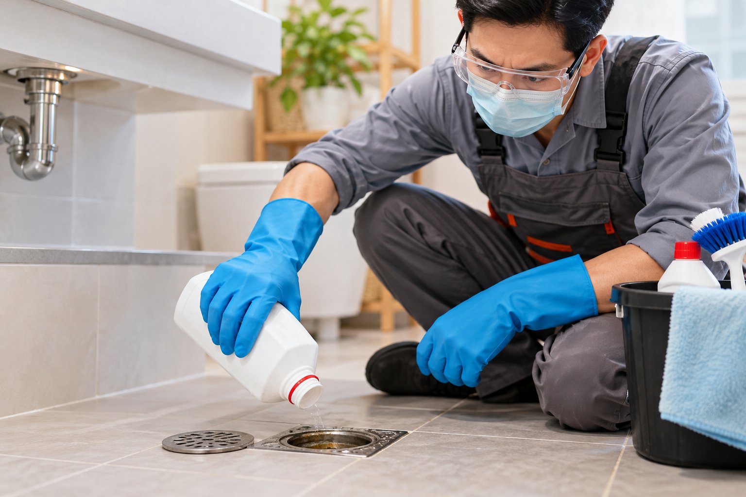 Ảnh minh hoạ: Hóa chất thông cống bắn vào mắt: Sơ cứu đúng cách
