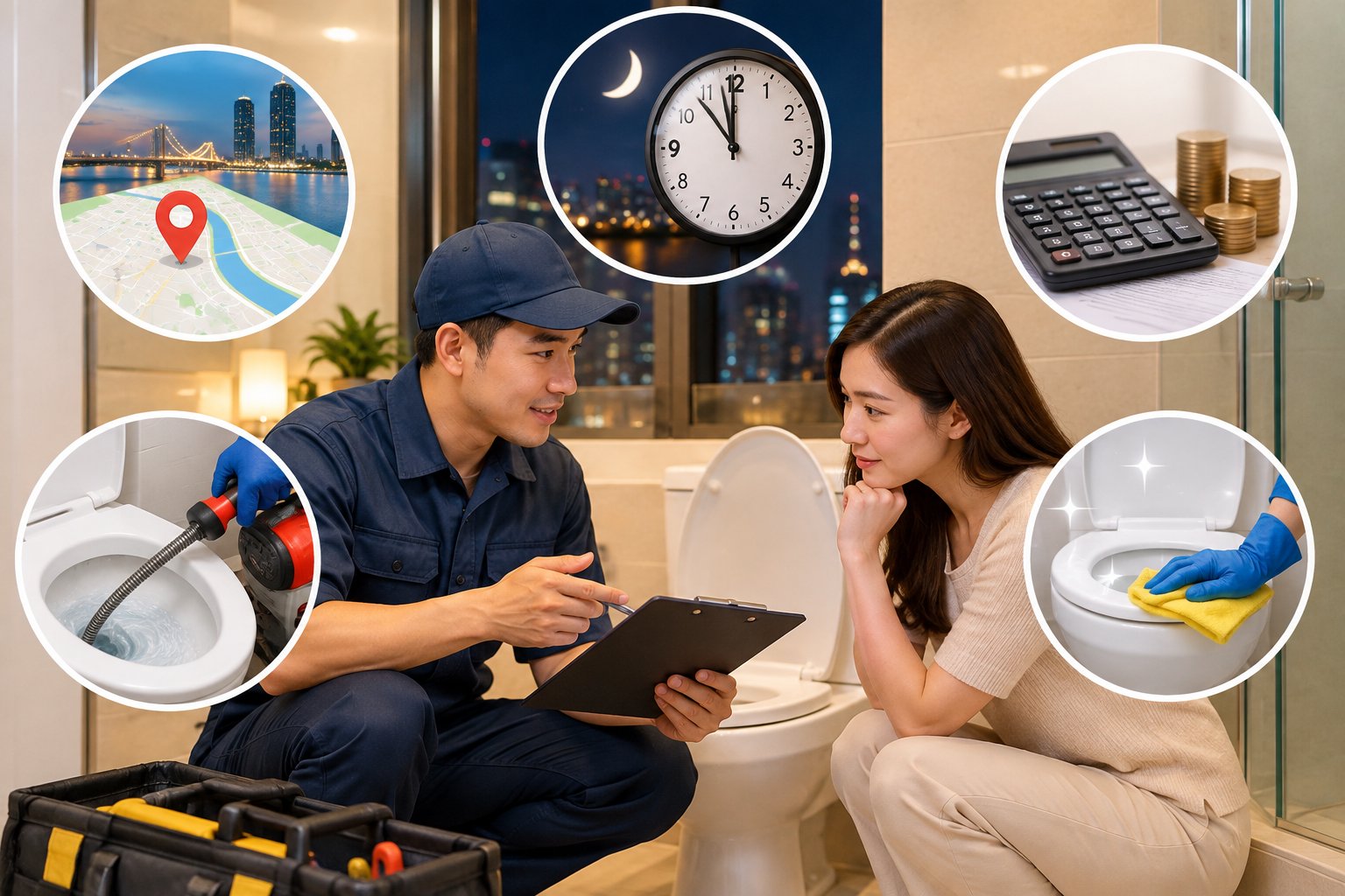 Ảnh minh hoạ: Thông bồn cầu ban đêm Đà Nẵng: 5 điều cần hỏi