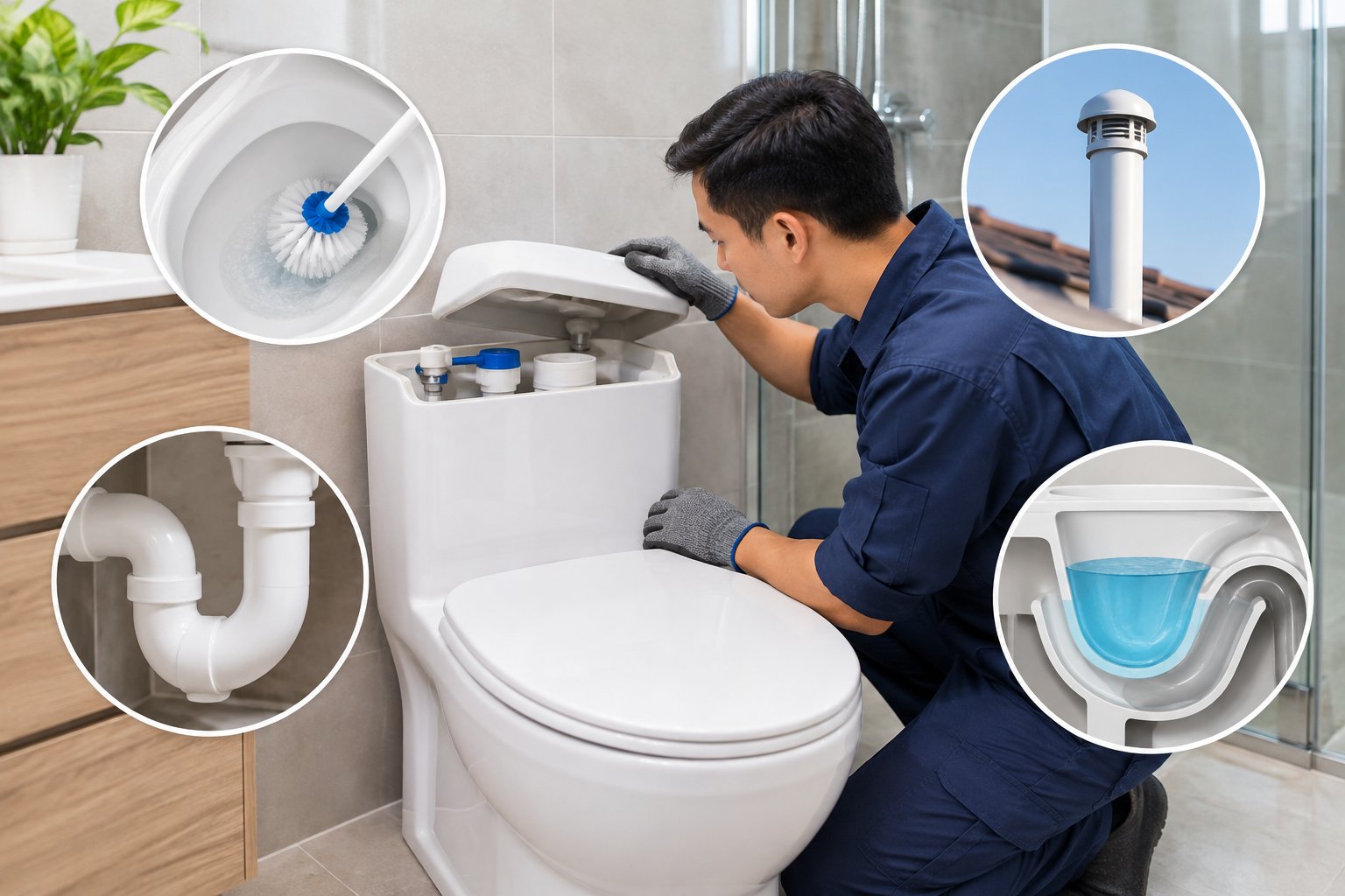 Ảnh minh hoạ: Mực nước trong bồn cầu tụt thấp: Cách kiểm tra