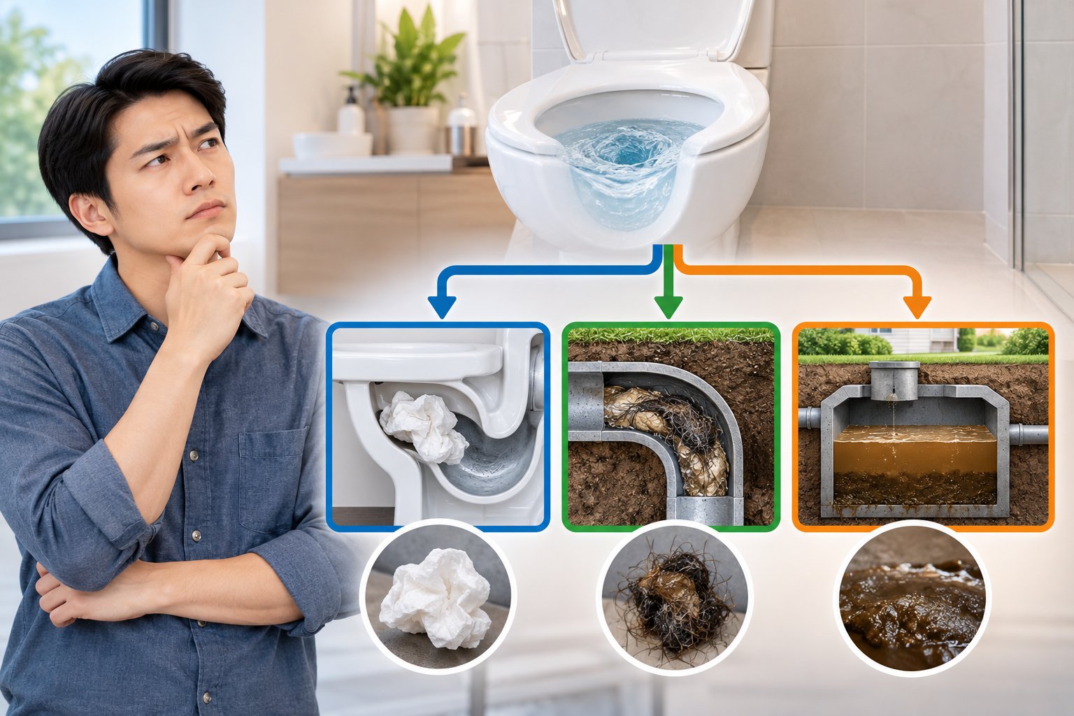 Ảnh minh hoạ: Bồn cầu bị tắc lặp lại: Cách tìm đúng điểm nghẽn