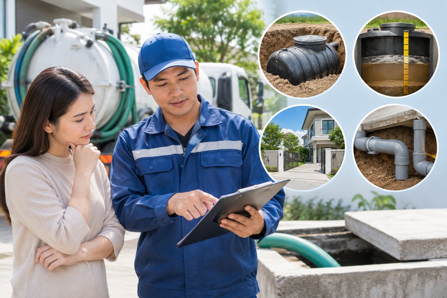 Ảnh minh hoạ: Hút hầm cầu mất bao lâu? Các yếu tố cần kiểm tra