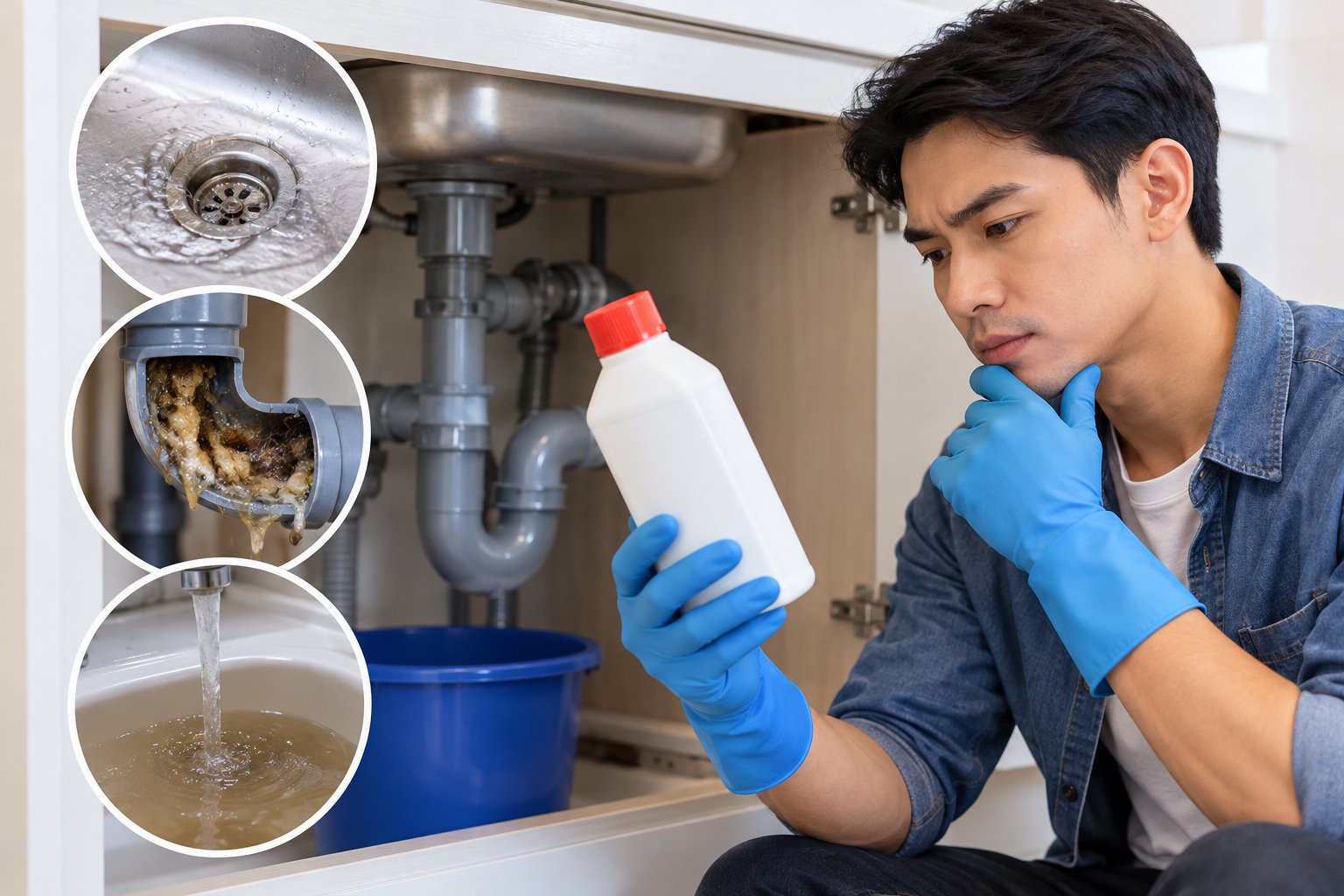 Ảnh minh hoạ: Hóa chất thông cống cho ống nhựa: khi nào nên dùng?