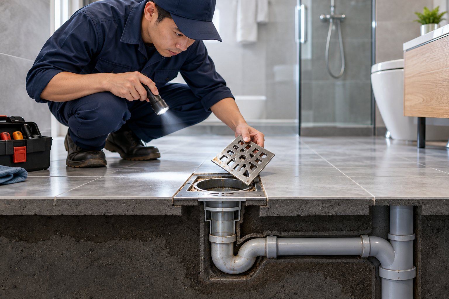 Ảnh minh hoạ: Cống thoát sàn vẫn bốc mùi: 5 điểm cần kiểm tra
